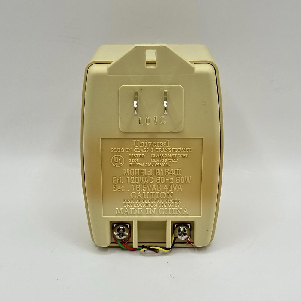 16.5 Volt AC 40VA Transformer Wall Power Supply Adapter 16.5VAC 16.5V VAC 40 VA